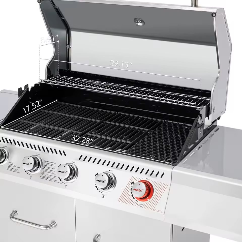 Full Size 5+1 Burner Bbq Grill