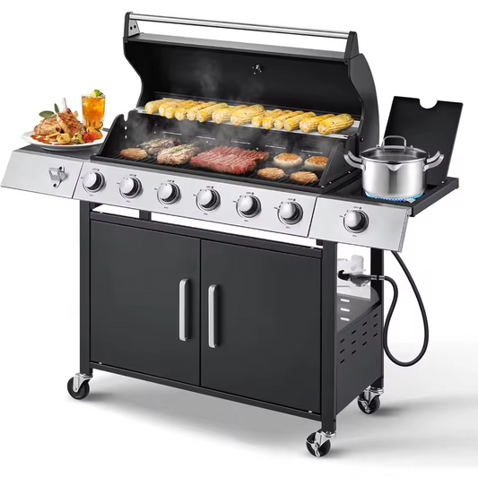 Full Size 5+1 Burner Bbq Grill