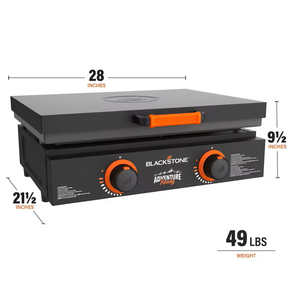 2 Burner Propane Portable Grill