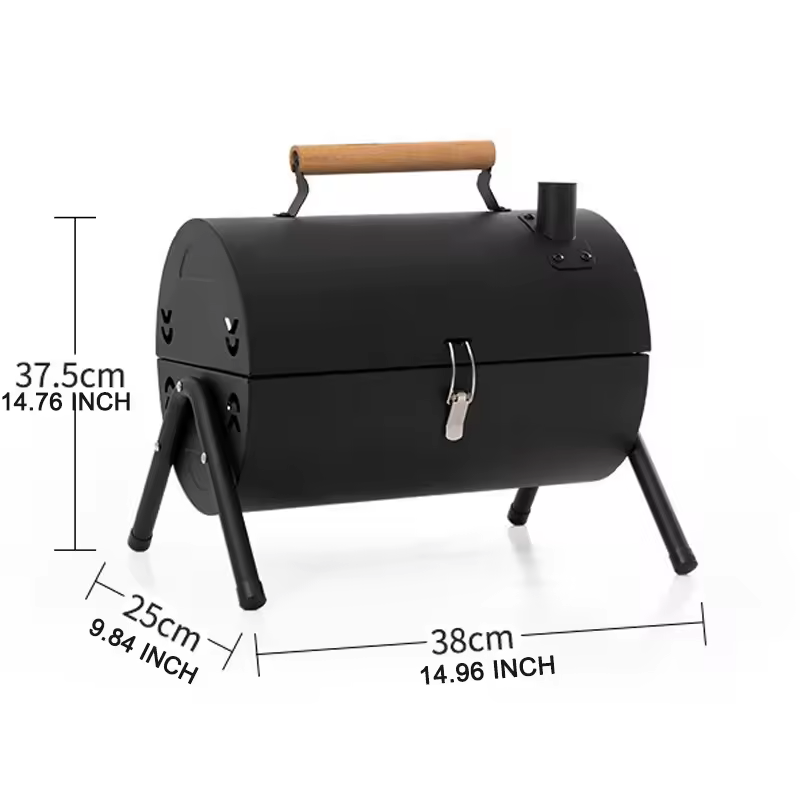Portable Charcoal Grill With Top